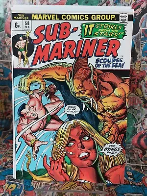 Buy Sub-Mariner #58 VF+ Marvel 1973 1st Tamara Rahn • 19.95£