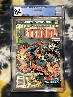 Buy THE ETERNALS #3 (1976) Marvel Comics / CGC 9.4 / 1st Sersi • 119.21£