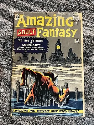 Buy Amazing Adult Fantasy #13 1962 Read Description! Stan Lee And Steve Ditko • 31.66£