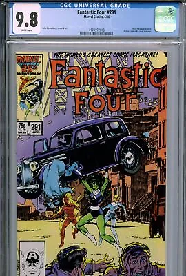 Buy 1986 Marvel Fantastic Four #291 John Byrne Action Comics #1 Cover Homage Cgc 9.8 • 81.65£