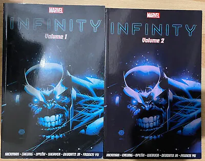 Buy Infinity 1 + 2 Paperback TPB Graphic Novel Marvel Comics Hickman Cheung Opena Yu • 12.95£