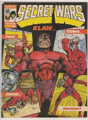 Buy Secret Wars #28 1986 VG Marvel UK • 3.20£