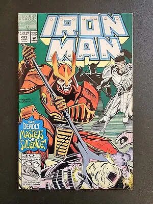 Buy Marvel Comics The Invincible Iron Man #281 June 1992 1st App Masters Of Silence • 5.63£