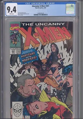 Buy Uncanny X-Men #261 CGC 9.4 1990 Marvel Comics Chris Claremont Story • 31.77£