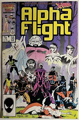 Buy Alpha Flight #33 1st Print Mike Mignola 1st App Of Lady Deathstrike VF/NM 1983 • 7.11£
