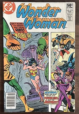Buy 1981 Dc Comics Wonder Woman #276 Seek The Serpent... Find Death ! • 12.06£