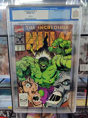 Buy Incredible Hulk #372 (1990) - Cgc Grade 9.8 - Prometheus App - Peter David! • 79.95£