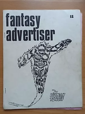 Buy Fantasy Advertiser  #12 1967 RARE Comic Fanzine Steve Moore The Human Torch Art • 45£
