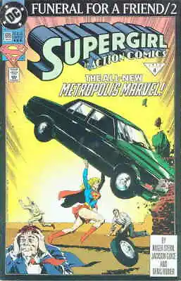 Buy Action Comics #685 (3rd) FN; DC | Funeral For A Friend 2 Supergirl - We Combine • 3.93£