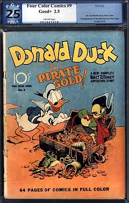 Buy Four Color #9 Donald Duck Finds Pirate Gold! Golden Age 1st Barks Duck Pgx 2.5 • 1,356£