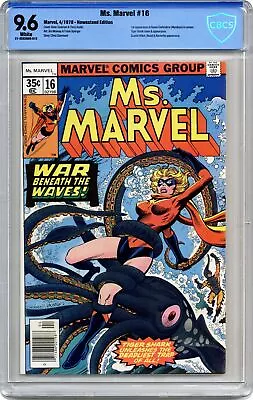 Buy Ms. Marvel #16 CBCS 9.6 Newsstand 1978 21-3C82A6B-012 1st App. Mystique • 334.74£