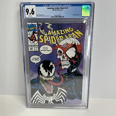 Buy Amazing Spider-Man #347 CGC 9.6 Erik Larson Marvel Comics 1991 • 87.34£