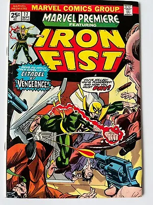 Buy Marvel Premiere #17 (Marvel 1974) 3rd Appearance Iron Fist • 16.02£