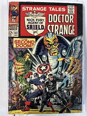 Buy Strange Tales #161 Mid Grade 1ST SILVER AGE YELLOW CLAW Jim Steranko Marvel 1967 • 23.71£