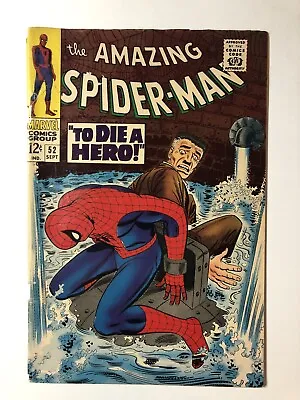 Buy Amazing Spider-Man (1963) 52 - Lee/Romita June 1967. Kingpin, Gwen, MJ Apps. • 39.95£