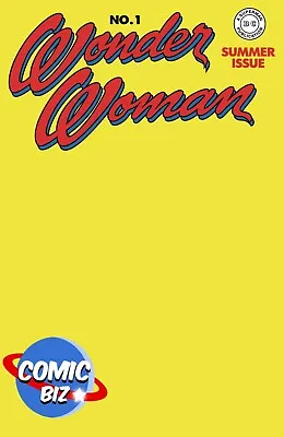 Buy Wonder Woman (1942) #1 Facsimile Edition (2023) 1st Print *blank Variant Cover* • 7.99£