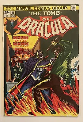 Buy Tomb Of Dracula #21 ~ 1974 Marvel ~ Lots Of Pics ~ F/vf • 19.78£