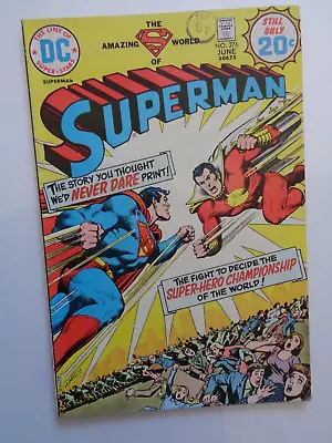 Buy DC COMICS SUPERMAN #276 JUNE 1974.    Shazam 1st Modern App. Of Captain Thunder • 33.50£