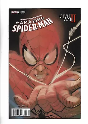 Buy Marvel Comics - Civil War II: Amazing Spider-Man #01 Noto Variant  (Aug'16) NM • 2£