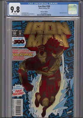 Buy Iron Man #300 CGC 9.8 1994 Marvel Comics Embossed Foil Cover • 77.95£