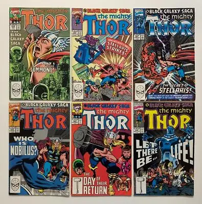 Buy Thor #419 To #424 Black Galaxy Saga All 6 X Parts (Marvel 1990) FN & VF Issues. • 29.62£
