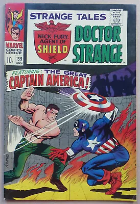 Buy Strange Tales #159, Great  Captain America  Cover Art By Jim Steranko!! • 210£