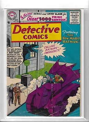 Buy Detective Comics # 236 Very Good [The Bat Tank] Scarce DC 10 Cents Issue • 95£