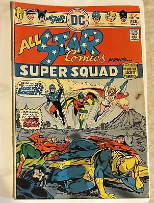 Buy ALL STAR Comics Super Squad #58 (1976) 1st First Appearance Power Girl KEY DC! • 56.76£