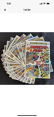 Buy 1977 Fantastic Four Marvel Comics Run Lot 183-200 (18) 1st Appearances Keys Doom • 51.25£