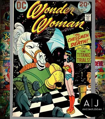 Buy Wonder Woman #208 (DC 1973) The Chessmen Of Death! VG+ 4.5 • 10.91£