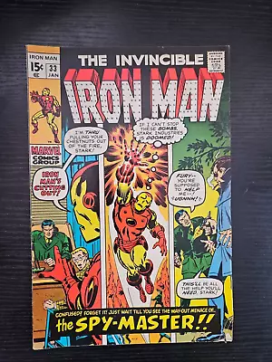 Buy IRON MAN  1971  (INVINCIBLE IRON MAN)(MARVEL) #33 Comic Book • 11.97£