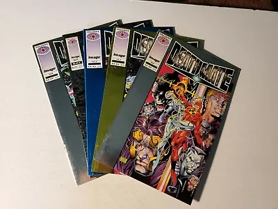 Buy Deathmate Black Yellow Blue Set Image Valiant Foil Cover VF Combine Shipping • 6.40£