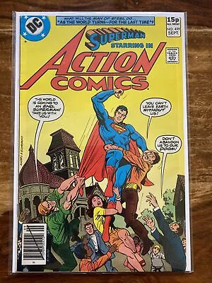 Buy Action Comics 499. 1979. Ross Andru & Dick Giordano Cover Art. Bronze Age. VFN- • 2.99£