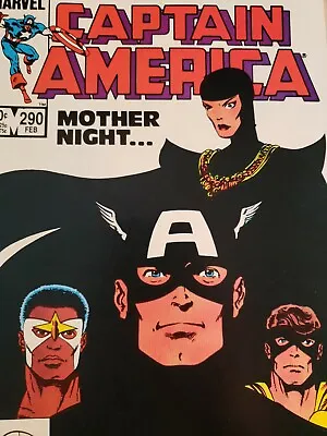 Buy Captain America 290 Marvel Comics 1st Sin Mother Night • 33.89£