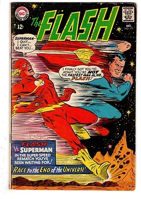 Buy Flash #175 (1967) - Grade 4.5 - 2nd Race Against Superman - Silver Age Comic! • 79.06£