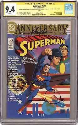 Buy Superman #400 CGC 9.4 SS Bolland/Simonson/Sienkiewicz/Grell 1984 2504947002 • 280.21£