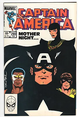 Buy Captain America #290 Very Fine-Near Mint 9.0 First Appearance Mother Night 1984 • 14.18£