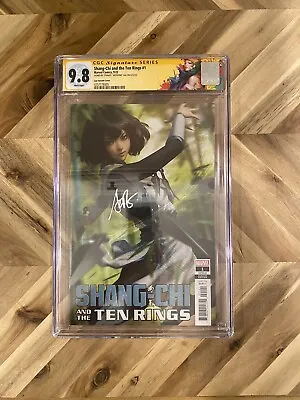 Buy 🔥 Shang-Chi And The Ten Rings #1 SS CGC 9.8 Signed Artgerm Lau 🔥 • 119.15£