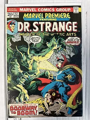Buy Marvel Premiere #12 Doctor Strange 1st Lilia 1973 Nice Mid Grade Bronze Age • 15.98£