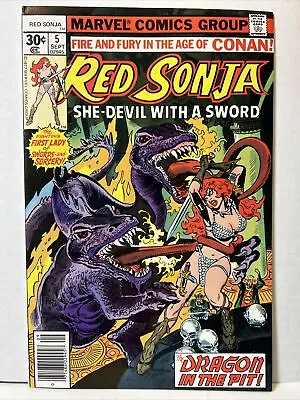 Buy Red Sonja #5 (Marvel 1977) Beautiful! *NM-* • 23.65£