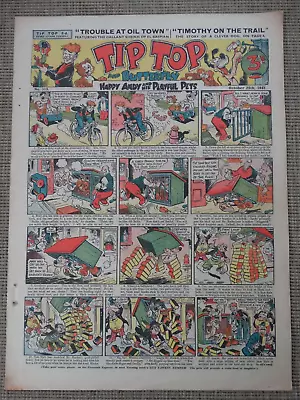 Buy Rare Amalgamated Press  Tip Top And Butterfly  Comic (October 25 1947) VG+ • 24.99£