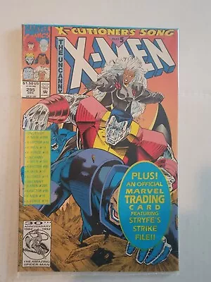 Buy Uncanny X-men #295 Marvel Comics 1992 X-cutioner's Song Bagged Open W/ Card • 1.57£