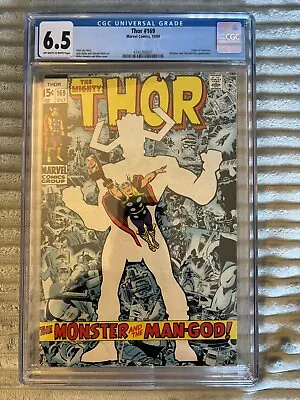 Buy Thor #169 10/69 Origin Of Galactus Cgc 6.5 Fn+ • 138.56£