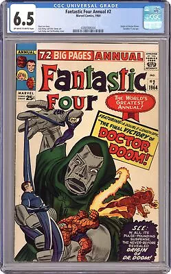 Buy Fantastic Four Annual #2 CGC 6.5 1964 4388388004 • 651.47£
