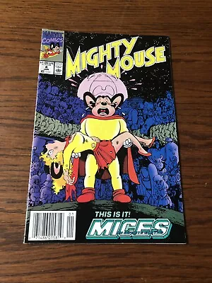 Buy Mighty Mouse #4 (1991, Marvel) NM- Crisis On Infinite Earths #7 Homage • 7.99£
