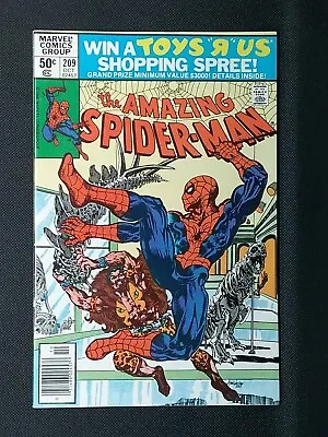 Buy The Amazing Spider-Man #209 (1980) Kraven, 1st Appearance Calypso VF+ 8.5 • 12.01£