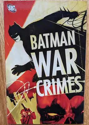 Buy Batman: War Crimes TPB Paperback - 1st Print - BRAND NEW - RARE OOP • 15.80£
