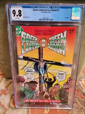 Buy Green Lantern/green Arrow #7 Cgc 9.8  1984 Dc Reprints Green Lantern #89 & Flash • 79.94£