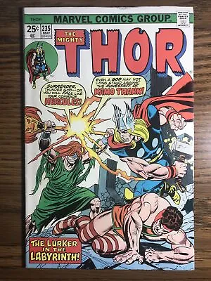 Buy Thor 235 1st Appearance Of Kamo Tharnn Gil Kane Cover Marvel Comics 1975 • 15.95£