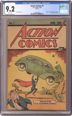 Buy Action Comics #1 Reprints #1 Sleeping Bag Ad Variant CGC 9.2 1976 4390859024 • 195.20£